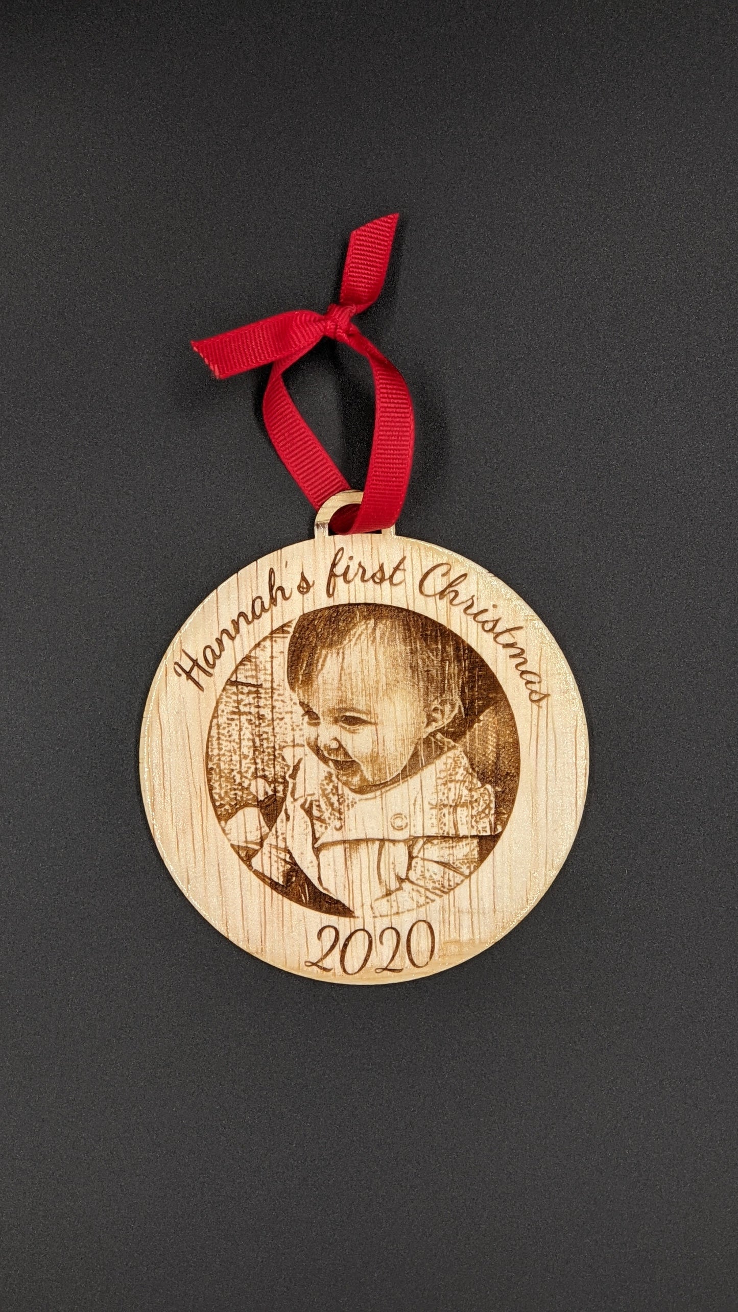 Wedding and Baby Photograph Ornaments